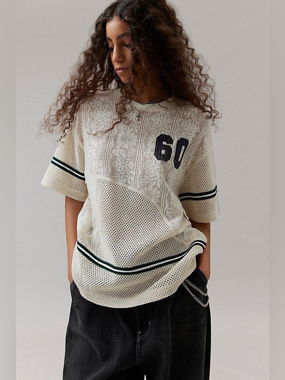 BDG LACE SPLICED TOP